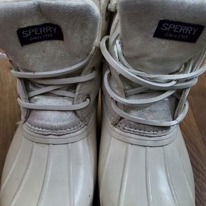 Cream Water Boots